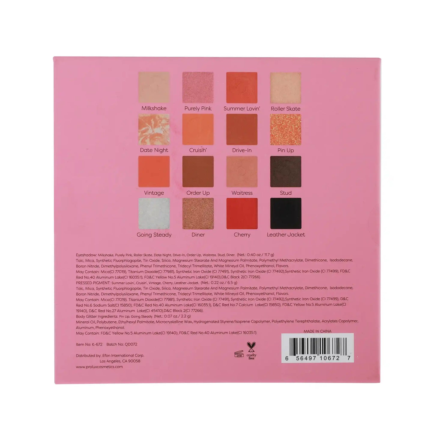 Fabulous 50's Eyeshadow Palette
