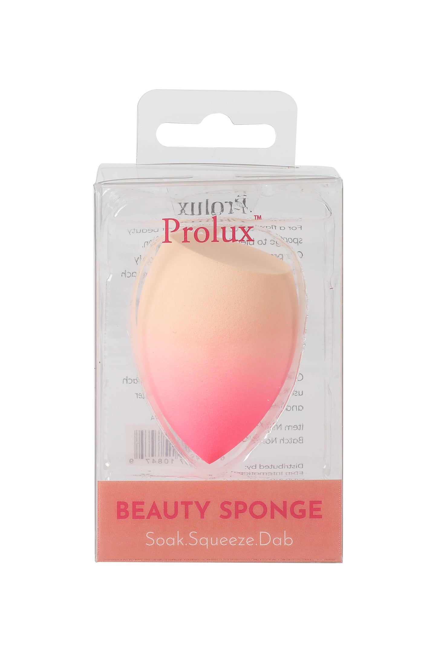 Beauty Sponge: Soak. Squeeze. Dab