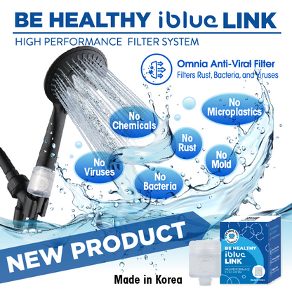 Be Healthy iBlue Link Pure Water Filter System + Refill (2pcs) Bundle