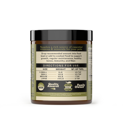 Organic Kelp Powder Supplement for Dogs & Cats