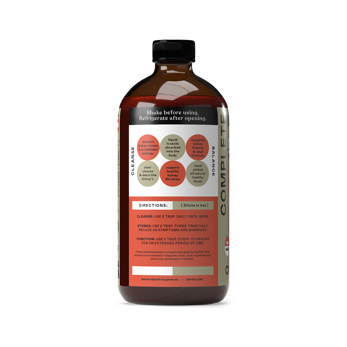 Kidney Complete - 16oz Glass Bottle