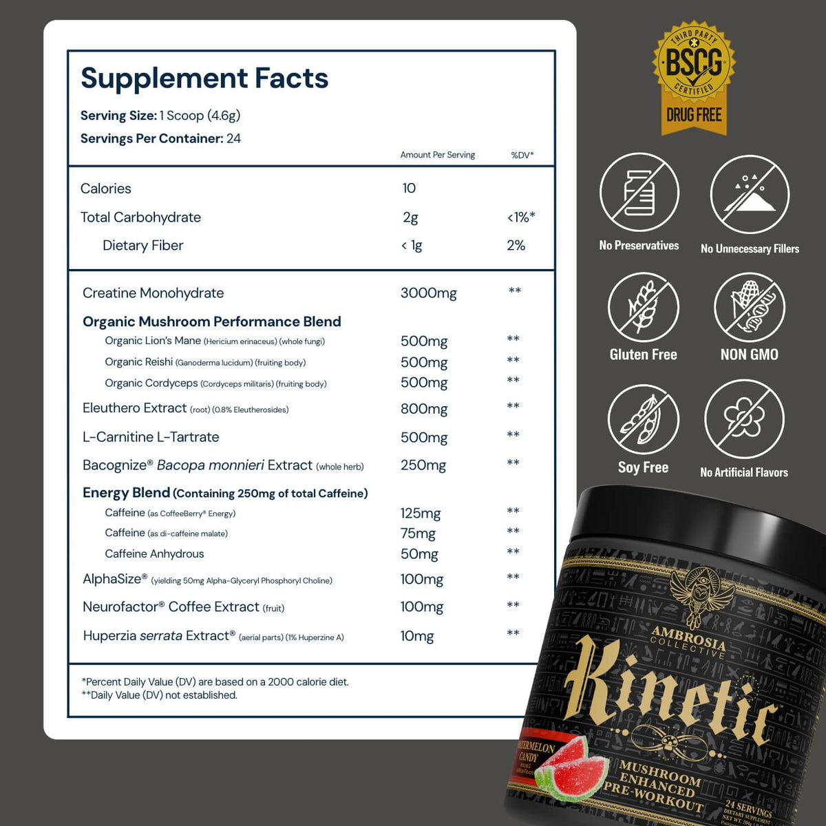 Kinetic™ - Mushroom Enhanced Pre-Workout