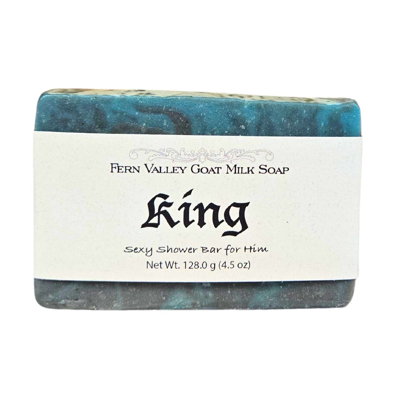 Jabón natural de leche de cabra | Exfoliante | King - Aroma a colonia sensual