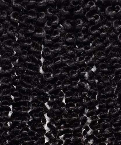Kinky Curly Steam Permed Machine Weft
