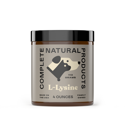 Polvo de L-lisina para perros, gatos y mascotas