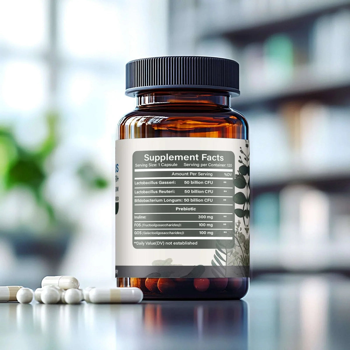 Lactobacillus Reuteri & Gasseri Probiotic | 120 Capsules