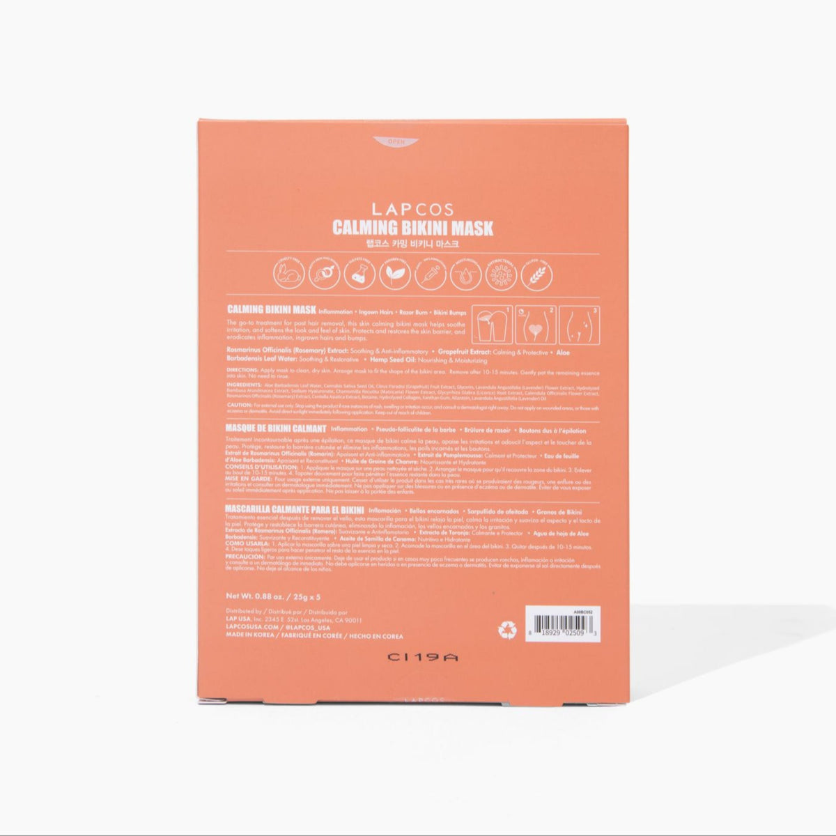 Calming Bikini Mask Skin Care