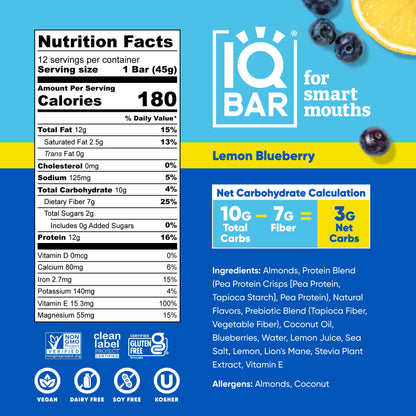 Lemon Blueberry (12 Bars)