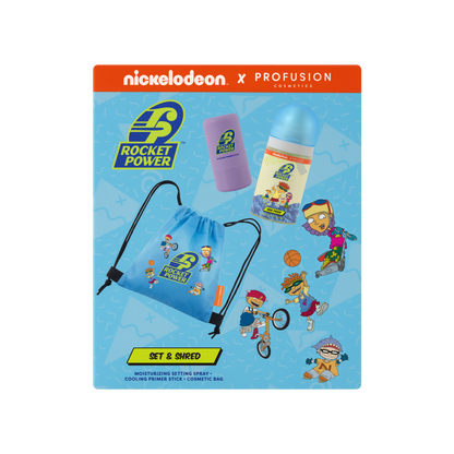 Rocket Power | Game Day Ready - 2 PC Face Set with Cosmetic Bag