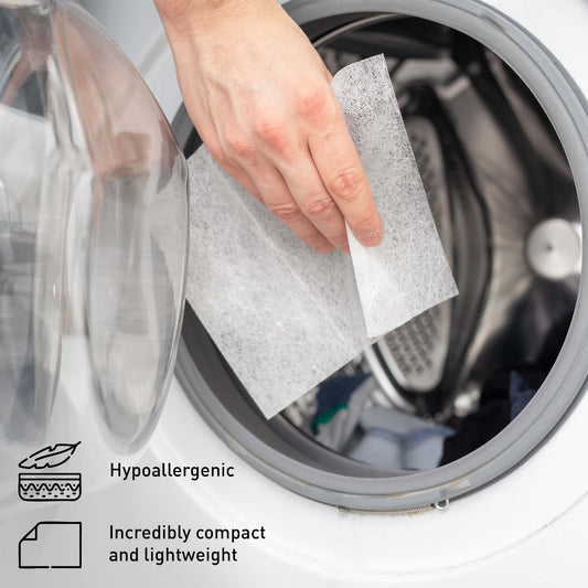 Pursonic Eco-Friendly Laundry Bundle – 3 Packs of Natural Detergent Sheets & 3 Packs of New Zealand Wool Dryer Balls