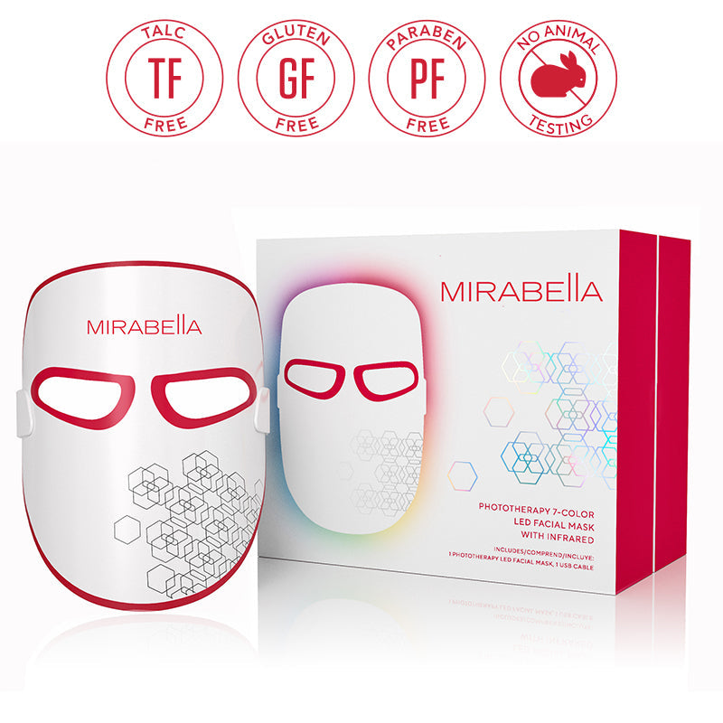 Phototherapy 7-Color LED Facial Mask with Near Infrared