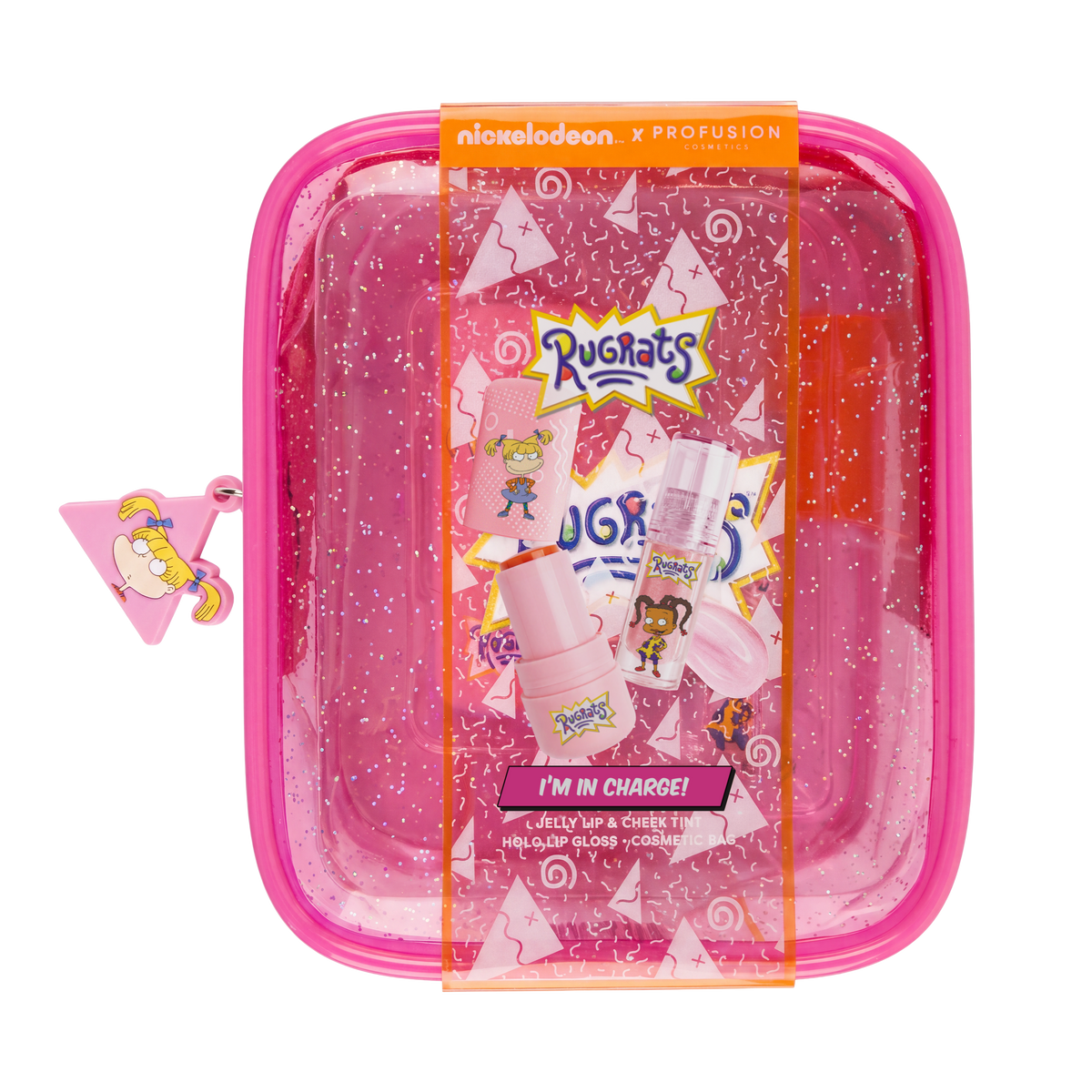 Rugrats | I'm In Charge - 2 PC Lip & Cheek Set with Cosmetic Bag
