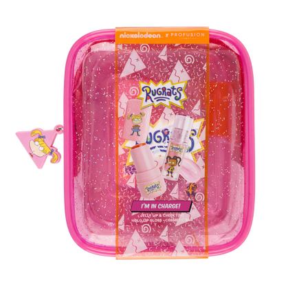 Rugrats | I'm In Charge - 2 PC Lip & Cheek Set with Cosmetic Bag