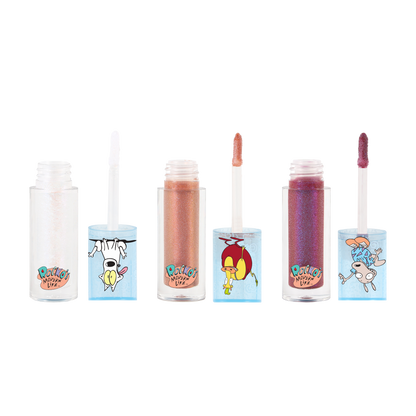 Rocko's Modern Life | Oh Snap! 3 PC Shimmer Lip Oil with Cosmetic Bag