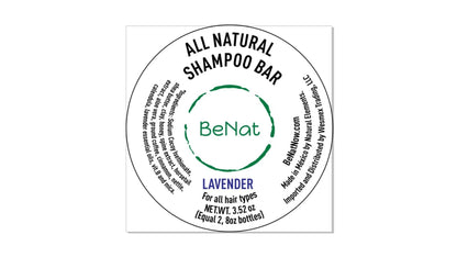 All-Natural Shampoo Bar. Plastic-Free