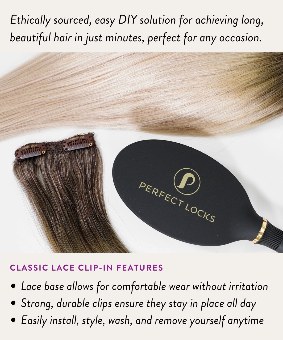 Relaxed Straight Classic Clip-In Hair Extensions