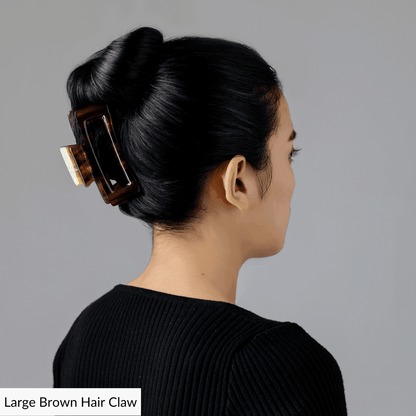 Large Brown Hair Claw