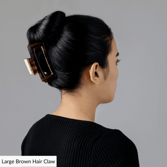 Large Brown Hair Claw