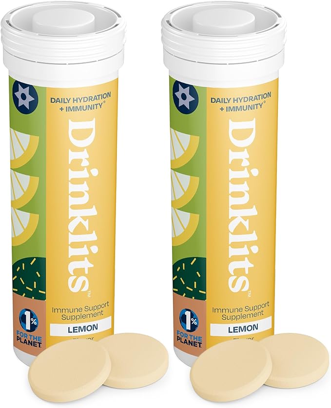 Lemon Daily Immune Support Tablets - 2 Tubes | 20 Servings