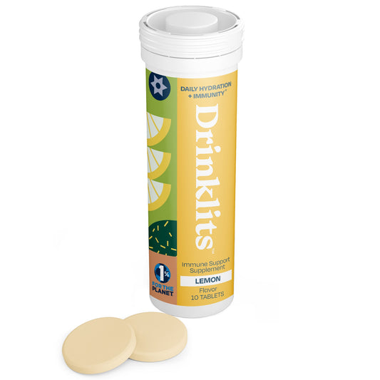 LEMON Immunity Tablets for Daily Immune Support (8 Tubes, 80 Servings)
