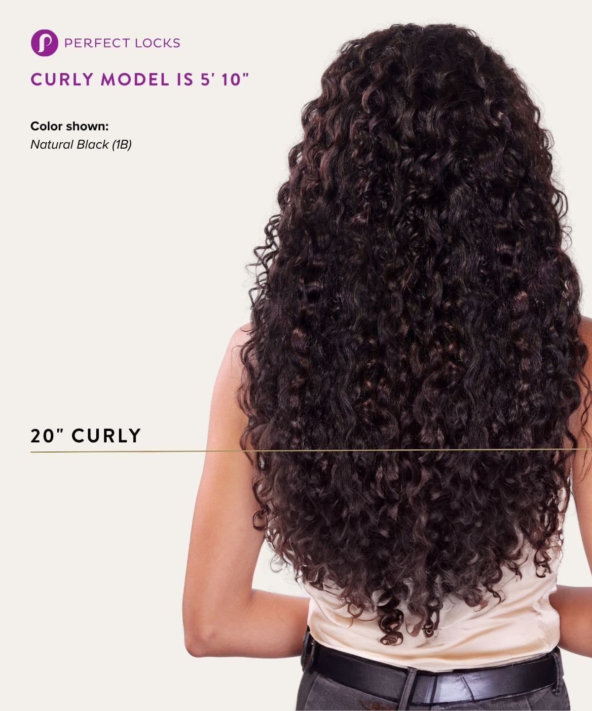 Curly Seamless Clip-In Hair Extensions (Old Design)