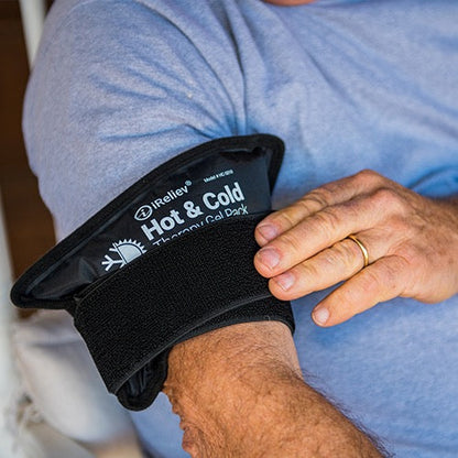 Premium Reusable Hot and Cold Therapy Gel Pack with Securement Straps