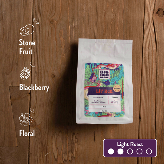Lil' Red | Decaf Single Origin | Ethiopia Natural | Swiss Water Process Decaffeinated