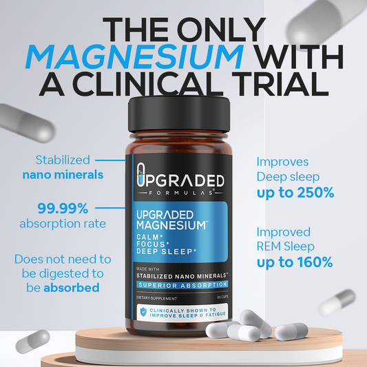 Upgraded Magnesium: Clinically Shown To Greatly Improve BOTH REM and Deep Sleep