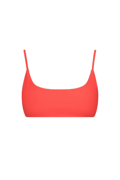 Malibu Bralette Bikini Top Red
