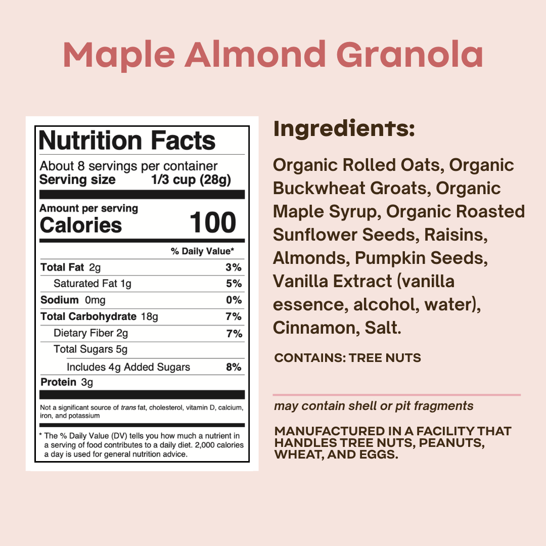 Maple Almond Granola