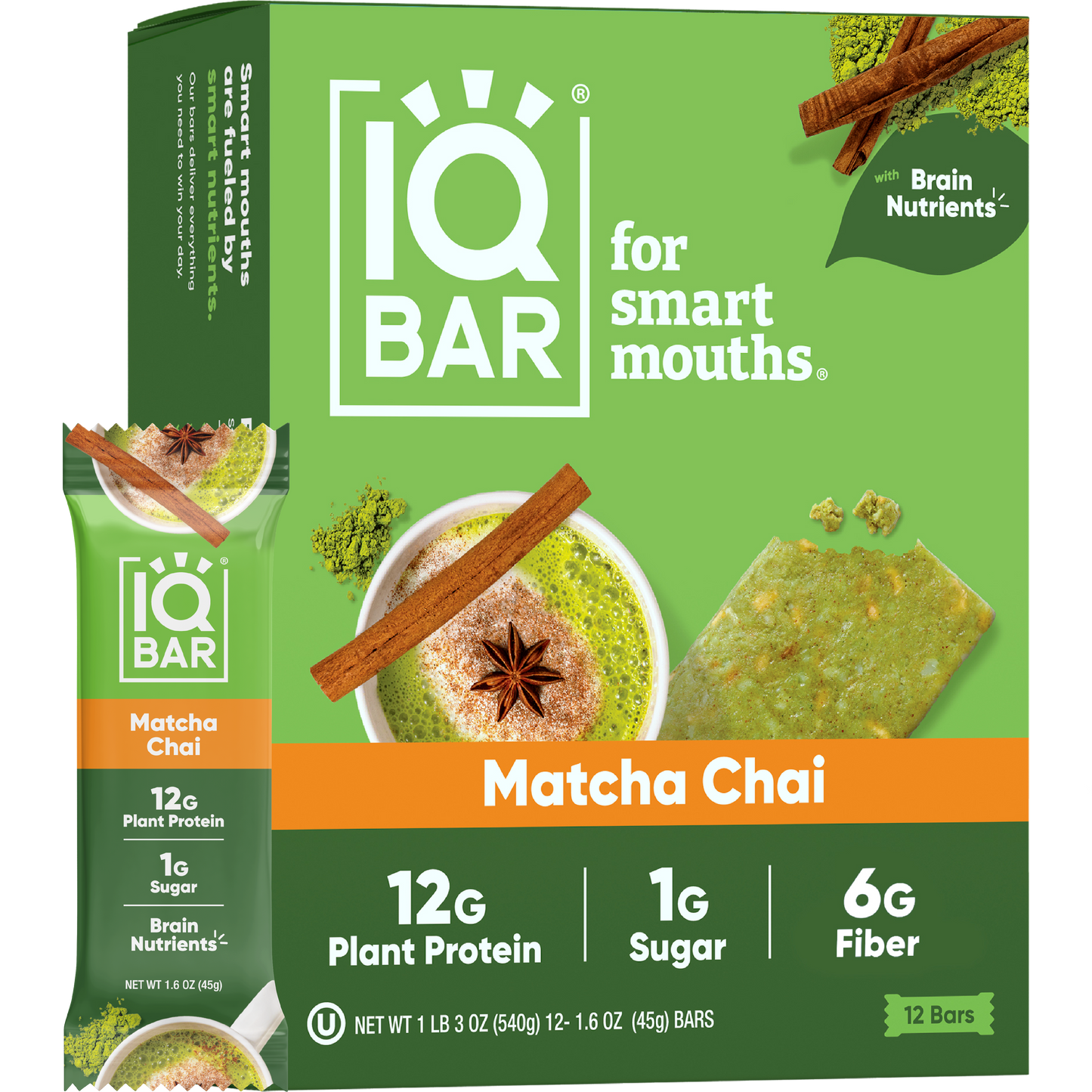 Matcha Chai (12 barras)