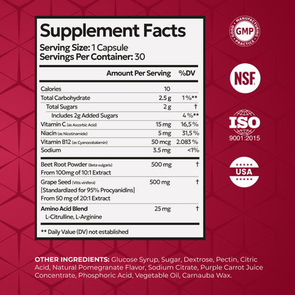 Cardiovascular Support Beet Root + by RevitMe