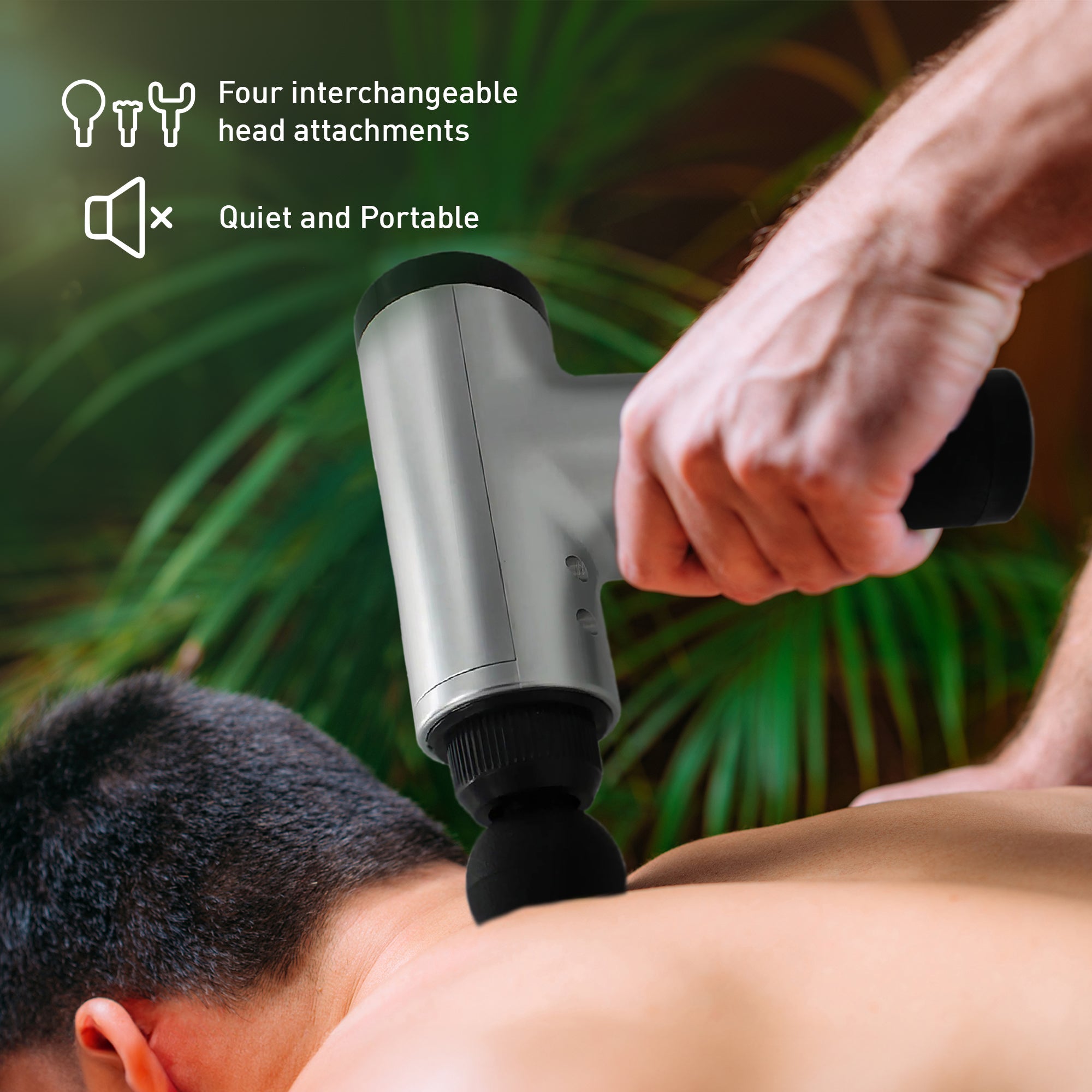 Ultimate Muscle Recovery & Pain Relief Bundle: 6 Speed Massage Gun & Electric Heating Pad