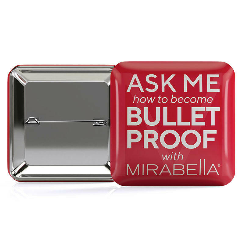 Bulletproof Button Pin