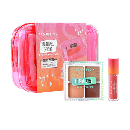 It's a Vibe | Festival Ready 3-pc Bag & Cosmetic Set