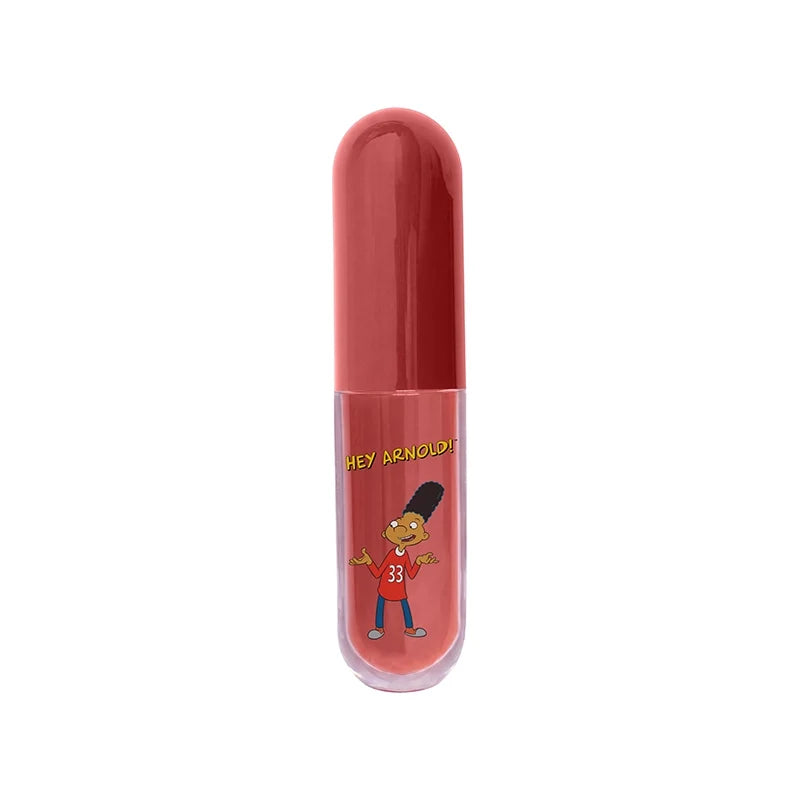 Hey Arnold!| Sidewalk Stories - 3 PC Lip Kit Set with Cosmetic Bag