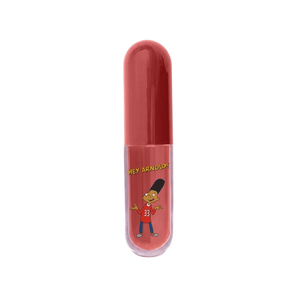 Hey Arnold!| Sidewalk Stories - 3 PC Lip Kit Set with Cosmetic Bag