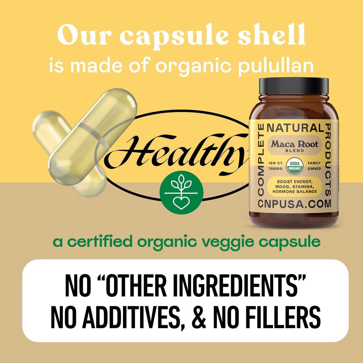 Organic Maca Root Capsules
