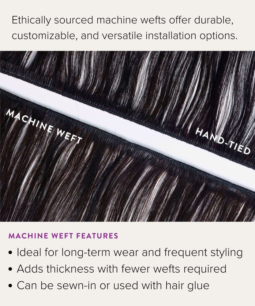 Wavy Virgin Machine Weft