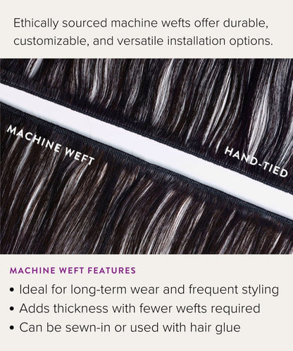Wavy Virgin Machine Weft