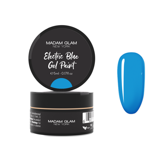 Electric Blue Gel Paint