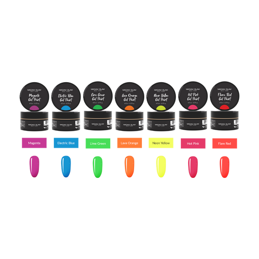 Neon Art Gel Paints Bundle