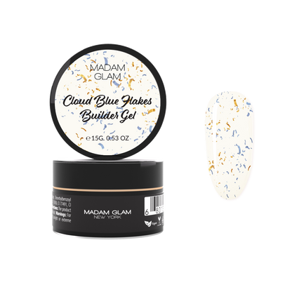 Cloud Blue Flakes
