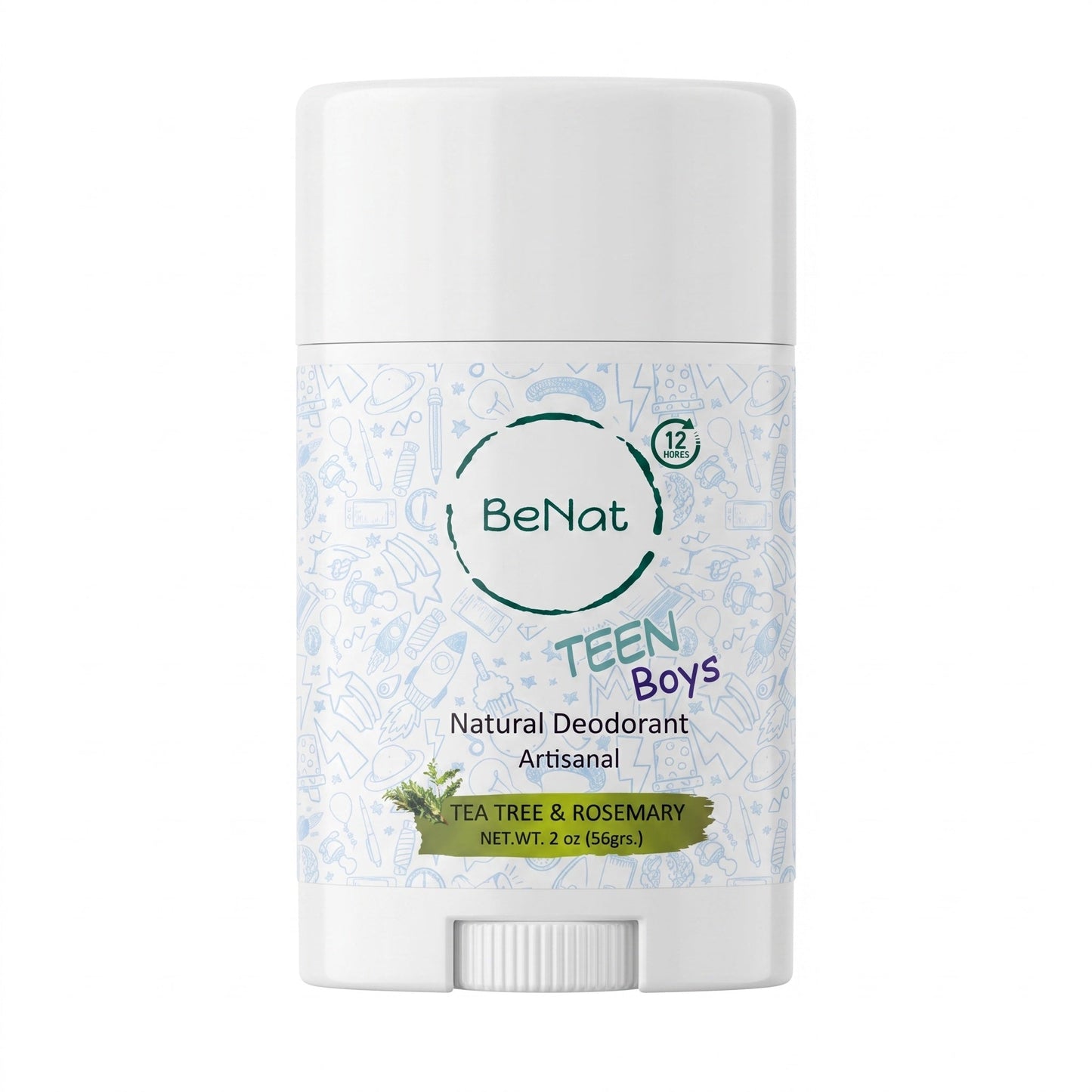 Desodorante totalmente natural para niños y adolescentes