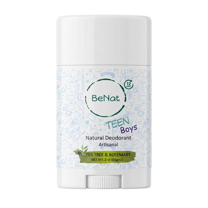 Desodorante totalmente natural para niños y adolescentes