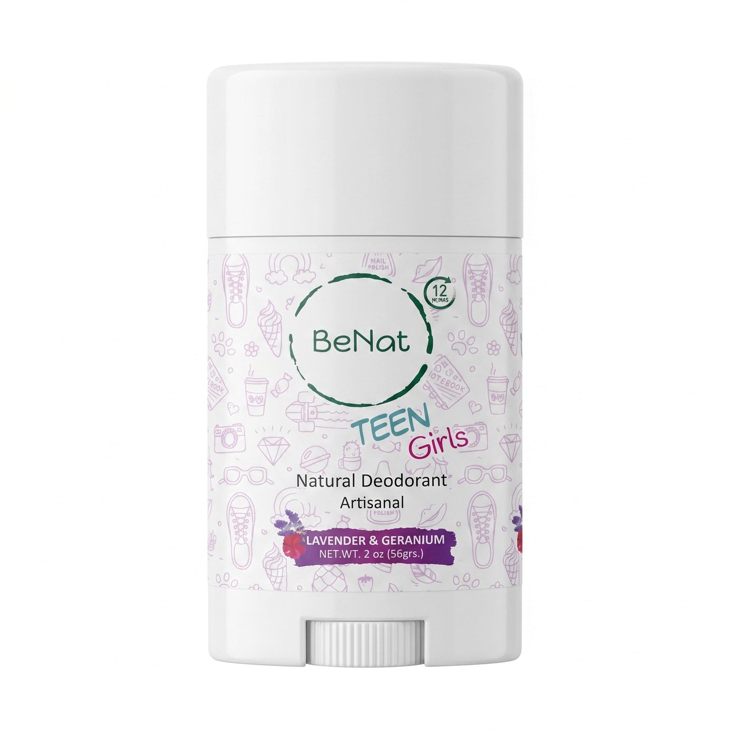 Desodorante totalmente natural para niños y adolescentes