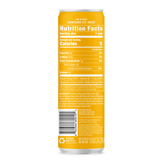 Energy Drink - Sparkling Mango Burst