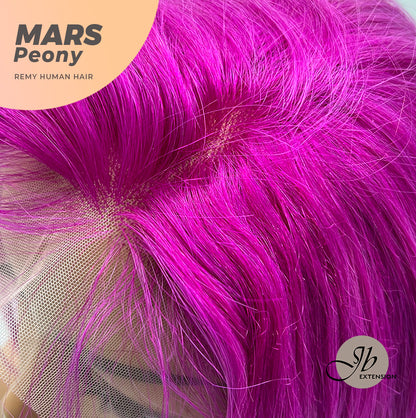 JBEXTENSION Real Human Hair 18 inches 13X5 Lakefront Free Parting 150 Density MARS ( Peony )