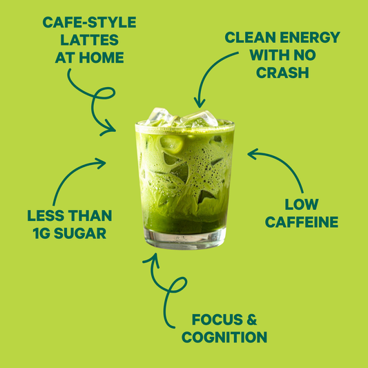 Matcha Moringa Latte for Energy & Focus