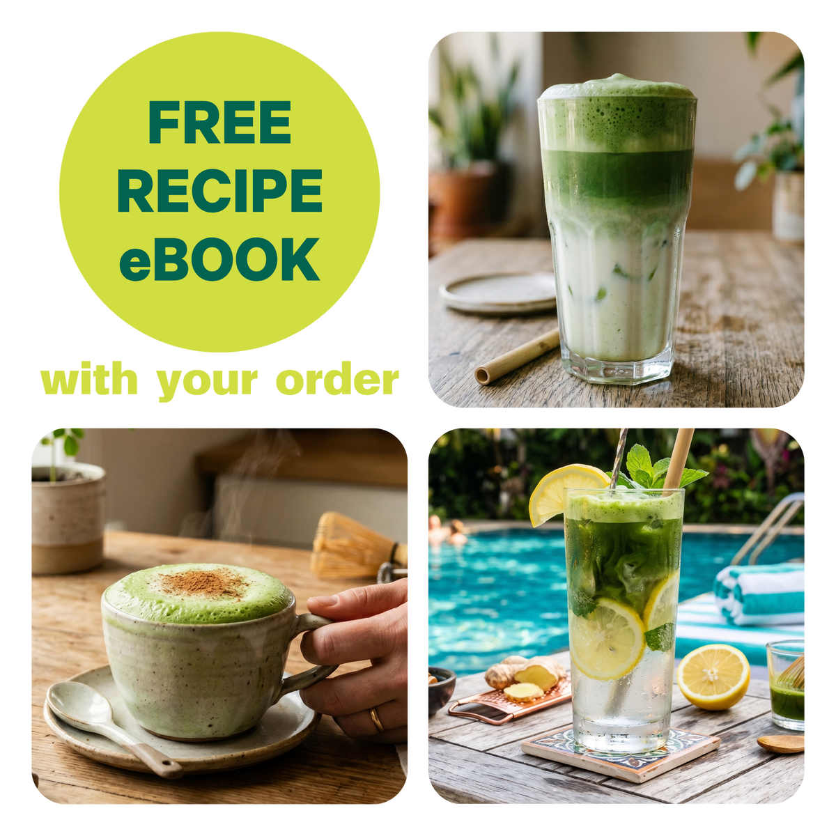 Matcha Moringa Latte for Energy & Focus